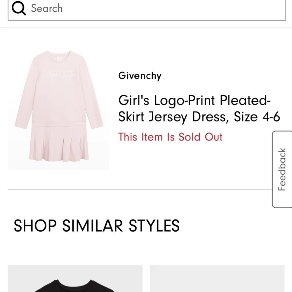 Givenchy Light Pink Pleated Skirt Dress